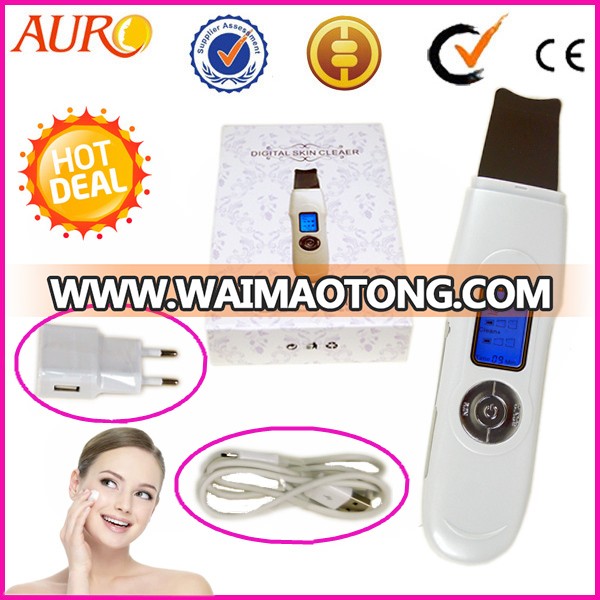 Mini Dead Skin Scrubber Facial Lifting Massage Machine with EMS