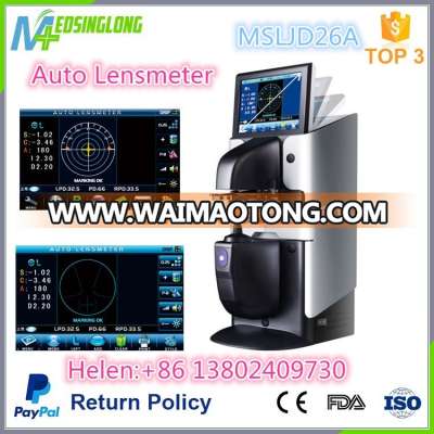 CE&ISO lensometer lensmeter focimeter/lensmeter price digital MSLJD26A